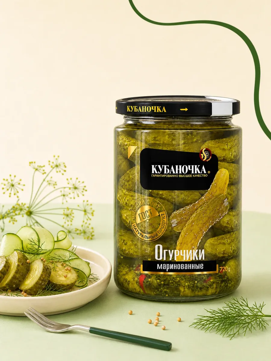 Маринады и оливки Кубаночка