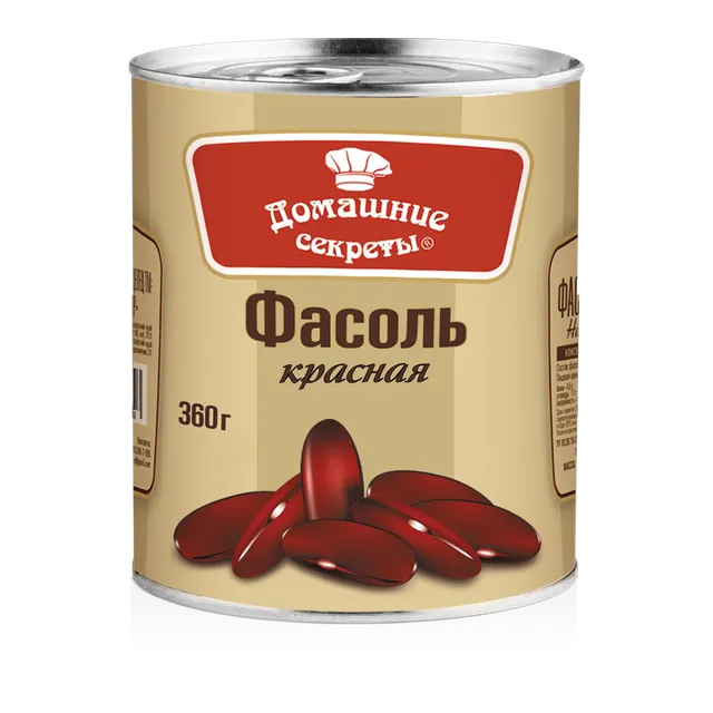 Фасоль натуральная красная, 360 г
