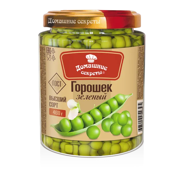 Горошек зелёный, 460 г