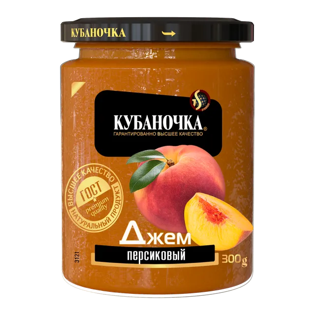 Персиковый джем, 300 г