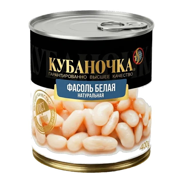 Фасоль натуральная белая, 400 г