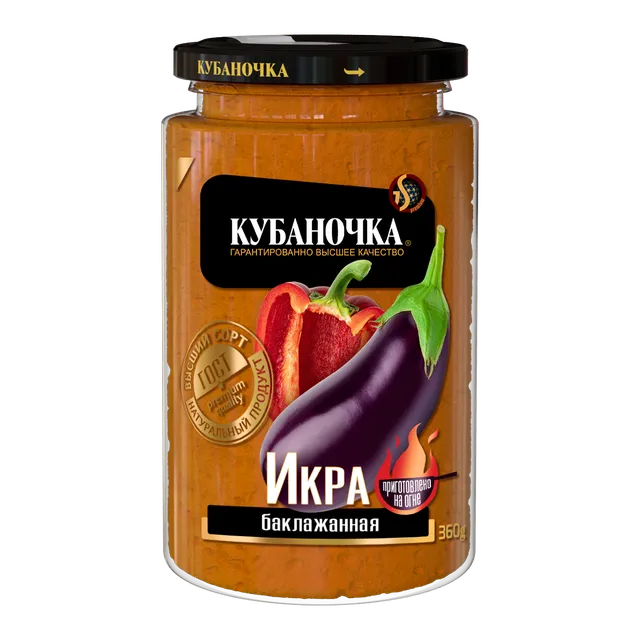 Икра из баклажан, 360 г