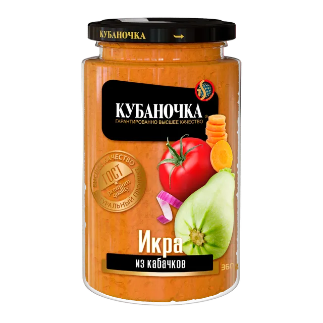 Икра из кабачков, 360 г
