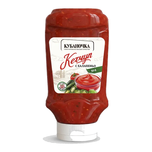 Кетчуп №4 с халапеньо, 260 г
