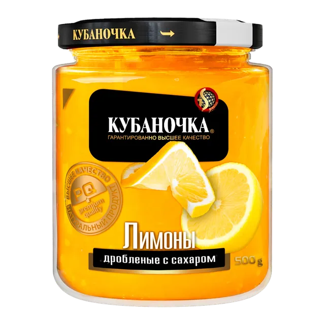 Лимоны дробленые с сахаром, 500 г