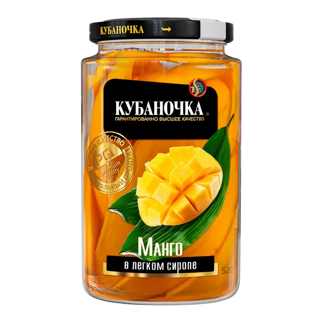 Манго в легком сиропе, 520 г