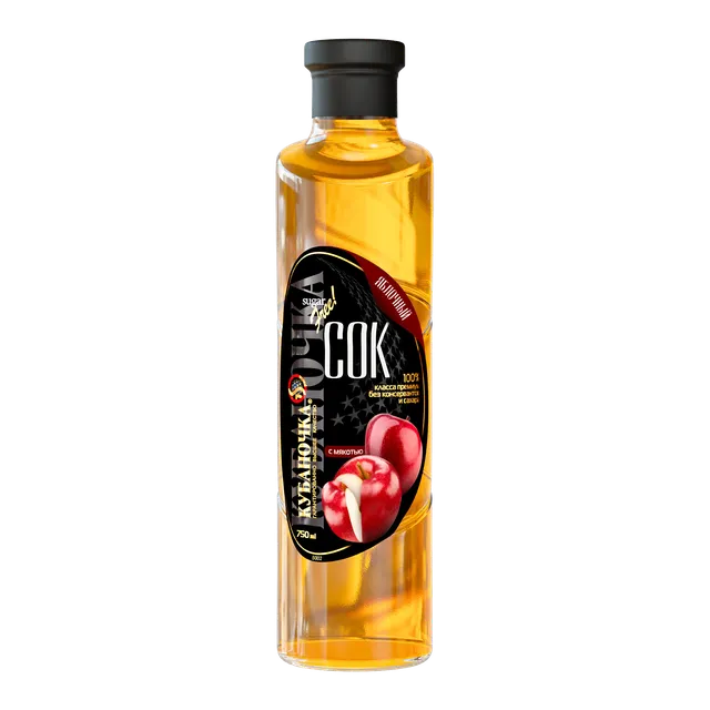 Сок Яблочный с мякотью, 750 мл