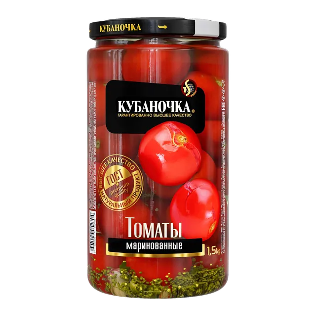 Томаты маринованные, 1500 г