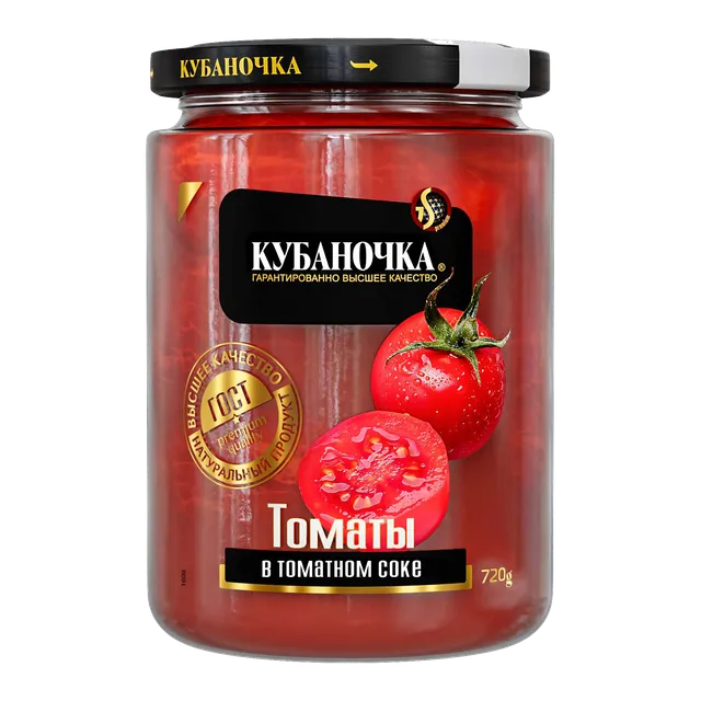 Томаты в томатном соке, 720 г